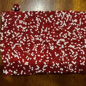 Small boutique coin purse game day